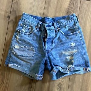 Levi's denim shorts